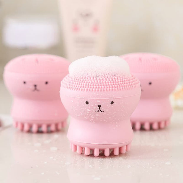 Octopus Shaped Face Cleansing Brush