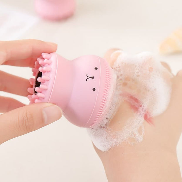 Octopus Shaped Face Cleansing Brush