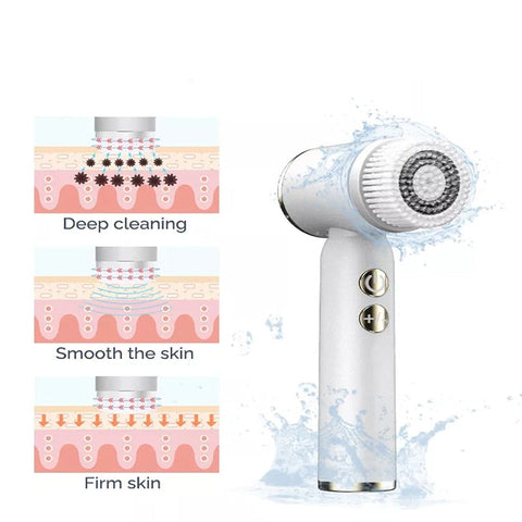 6-In-1 Ultrasonic Face Cleansing Brush